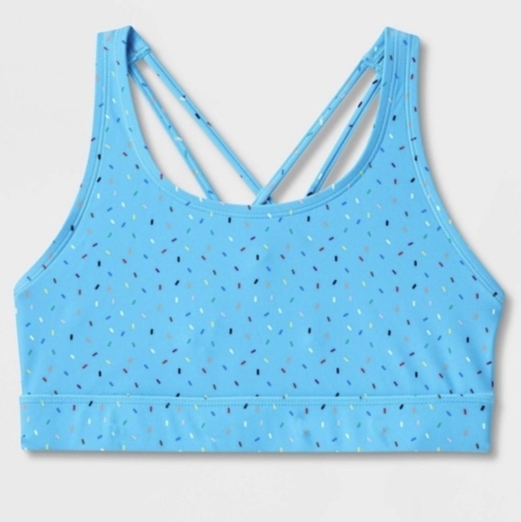Humankind PRIDE x Target Baby Blue Ice Cream Sprinkles Swim Top Small - Picture 3 of 9